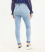 Curvy High Rise Skinny Jeans in Staple Light Indigo Wash carousel Product Image 2