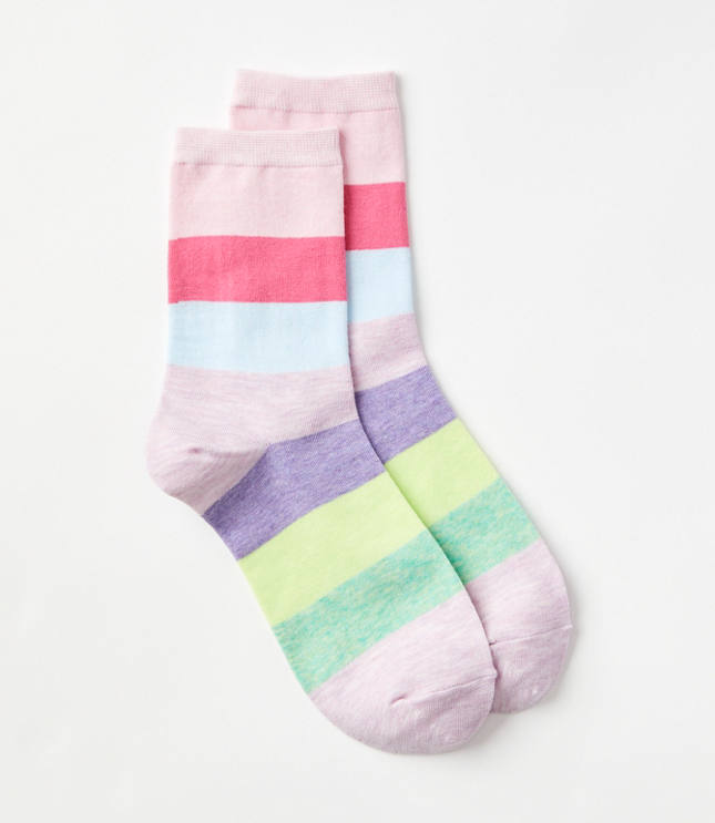 Striped Crew Socks