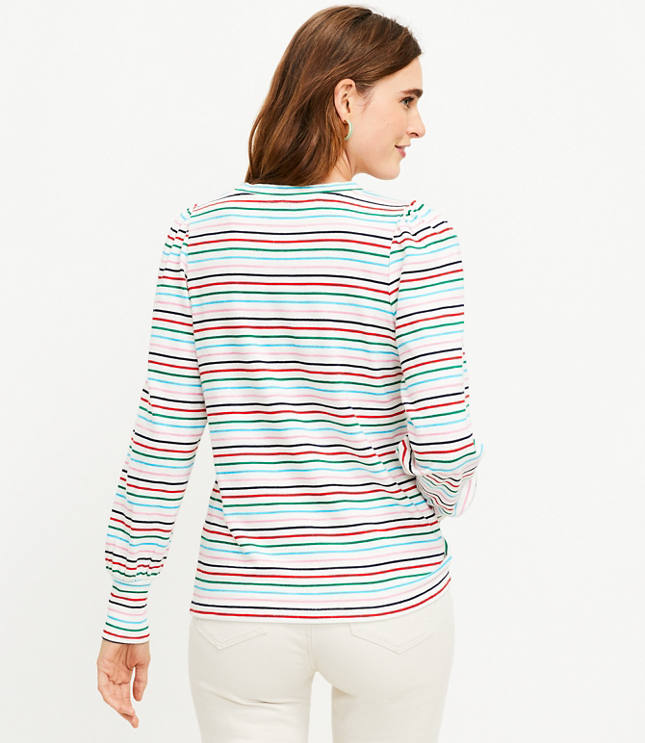 Loft puff best sale sleeve sweatshirt