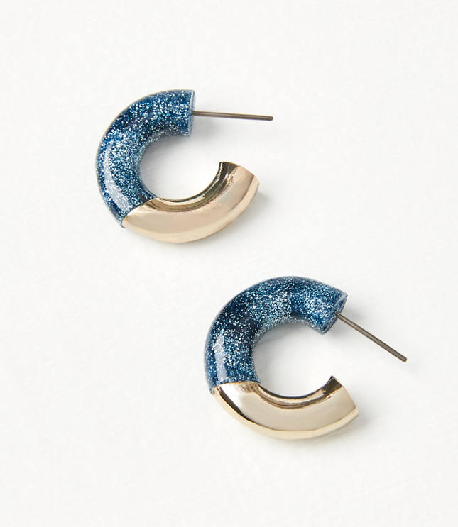 Sparkle Hoop Earrings