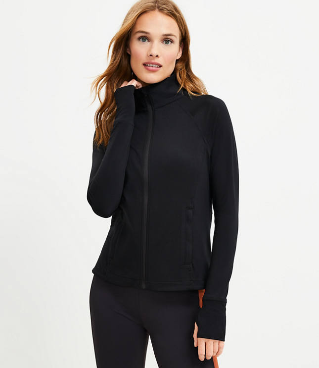 Lou & Grey Luvstretch Zip Jacket - Black