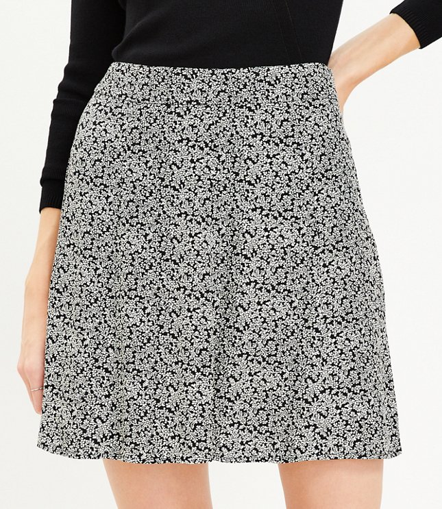 Pleated Pocket Skirt