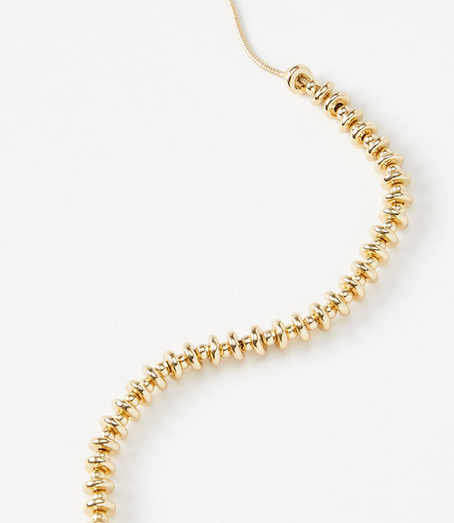 Pull Tie Ball Necklace