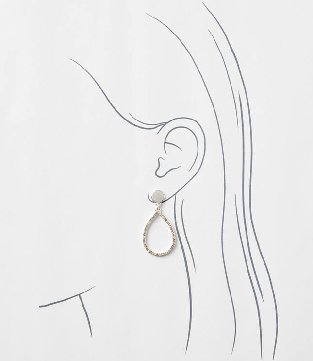 Glitzy Teardrop Earrings