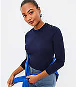 Shoulder Button Sweater carousel Product Image 2