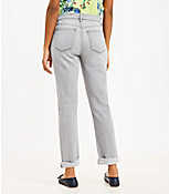 Super Soft Girlfriend Jeans in Pure Grey Wash carousel Product Image 3