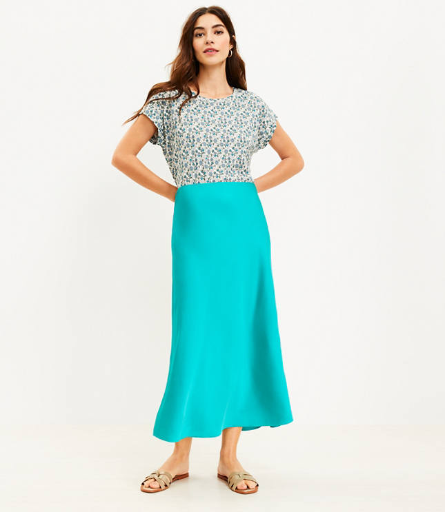 Midi shop skirt loft