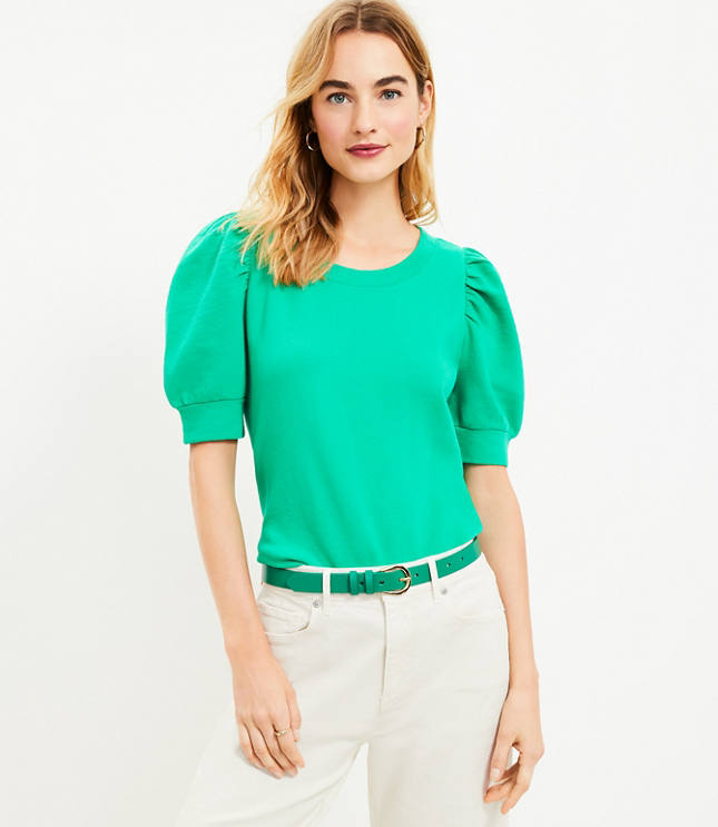 Puff Sleeve Sweatshirt