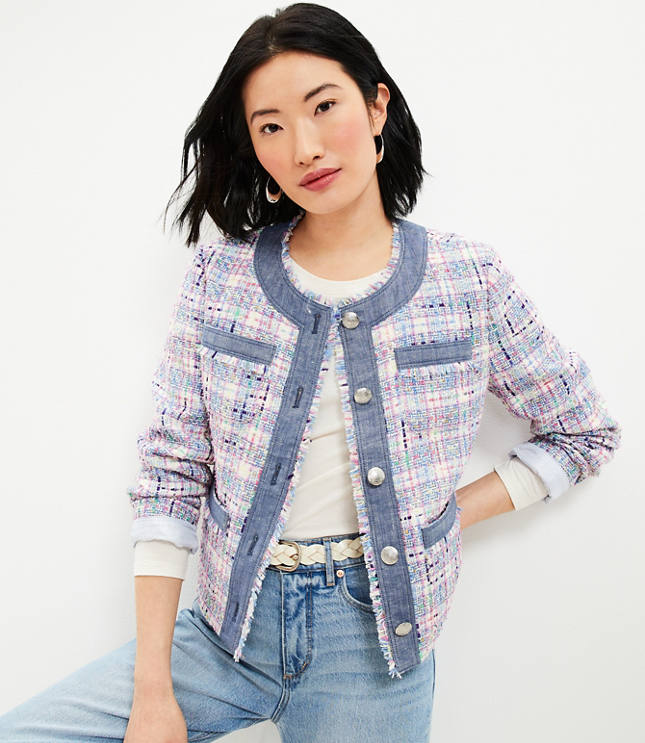 Cropped Tweed Jacket