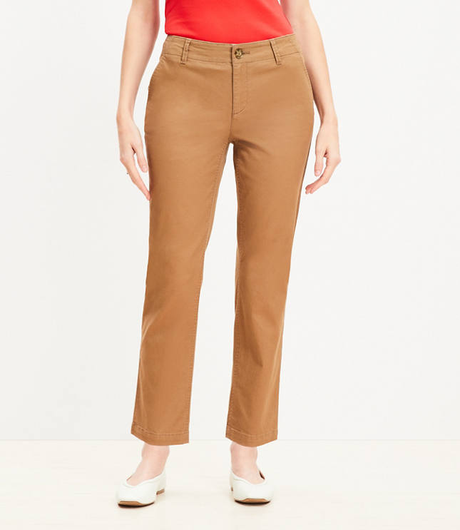 Curvy Monroe Slim Chino Pants