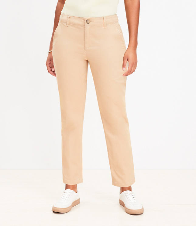Curvy Monroe Slim Chino Pants
