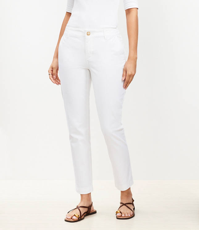 Curvy Monroe Slim Chino Pants