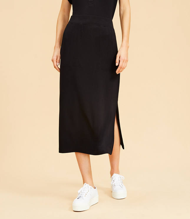 Midi skirt with pockets 5 tabs 1 outlet set