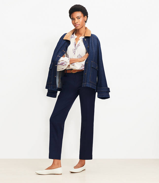 Riviera Slim Pants in Doubleweave