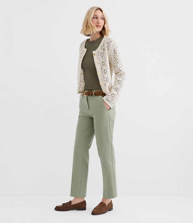 Riviera Slim Pants in Doubleweave