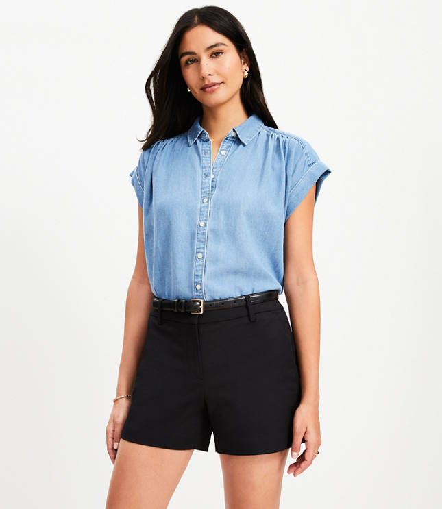 Loft cheap black shorts