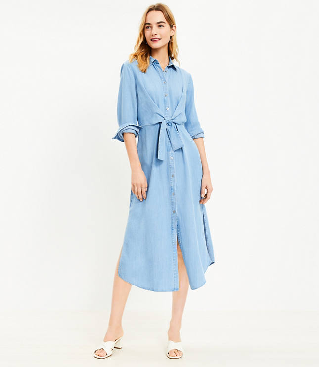 Loft shirt dress best sale