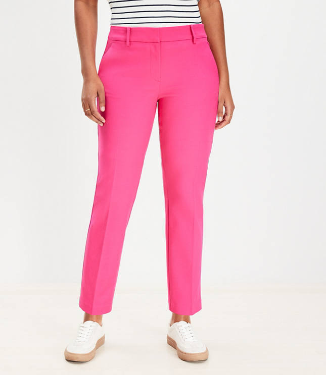 Curvy Riviera Slim Pants in Doubleweave