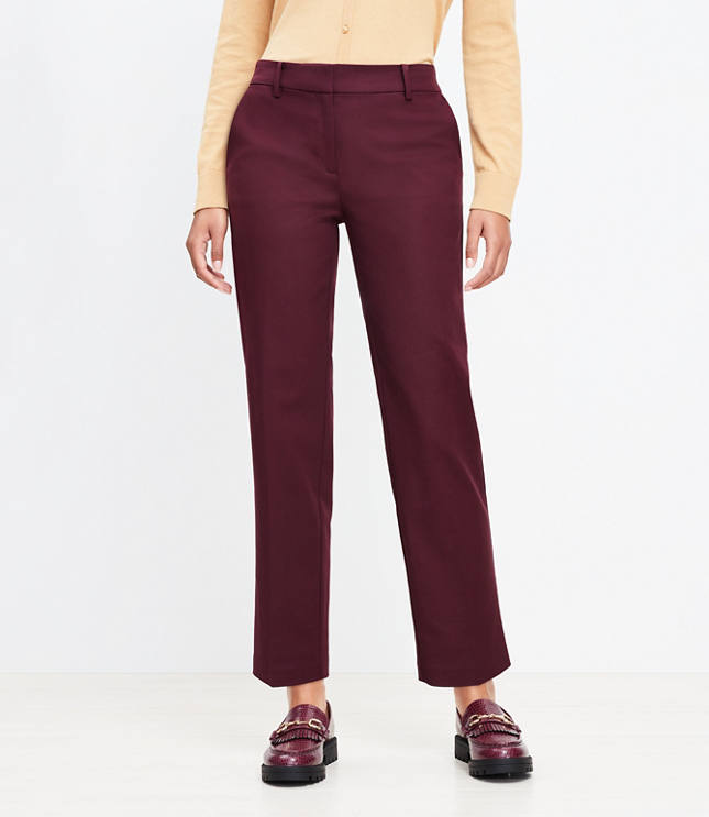 Curvy Riviera Slim Pants in Doubleweave