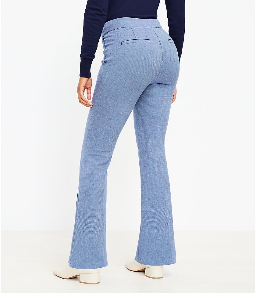 Curvy Flare Pants in Texture