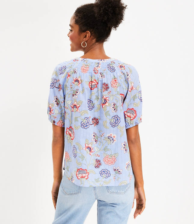 Loft best sale floral top