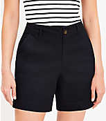 Curvy Monroe Chino Shorts with 6 Inch Inseam carousel Product Image 1