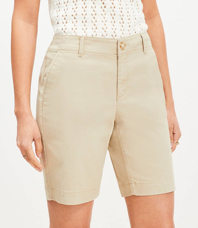 Curvy Monroe Chino Bermuda Shorts