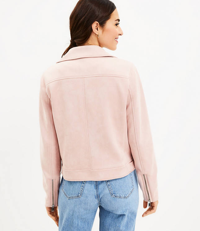 Loft faux shearling moto jacket deals
