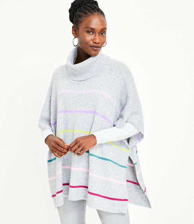 Striped Poncho