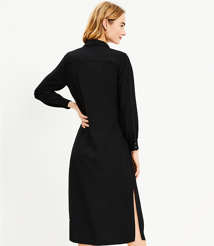 Knot Front Midi Shirtdress image number 2