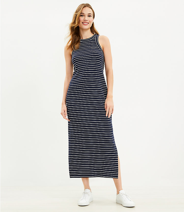 Striped Perfect Tank Midi Dress image number null