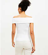 Ribbed Off The Shoulder Top carousel Product Image 3