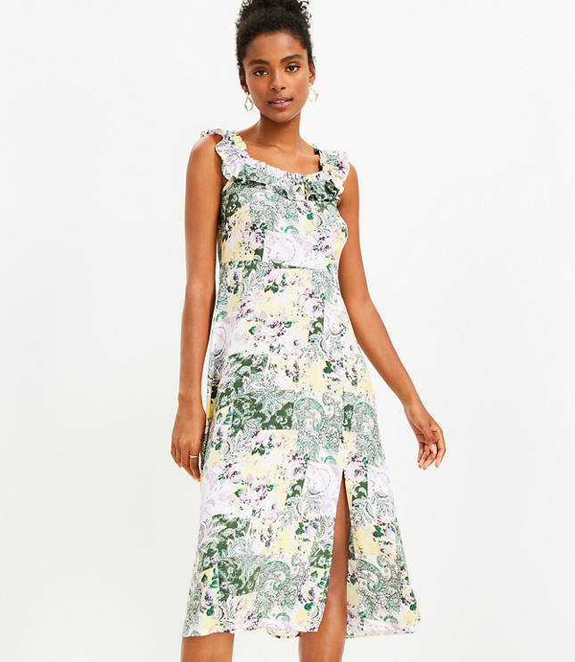 Patchwork 2024 midi dress