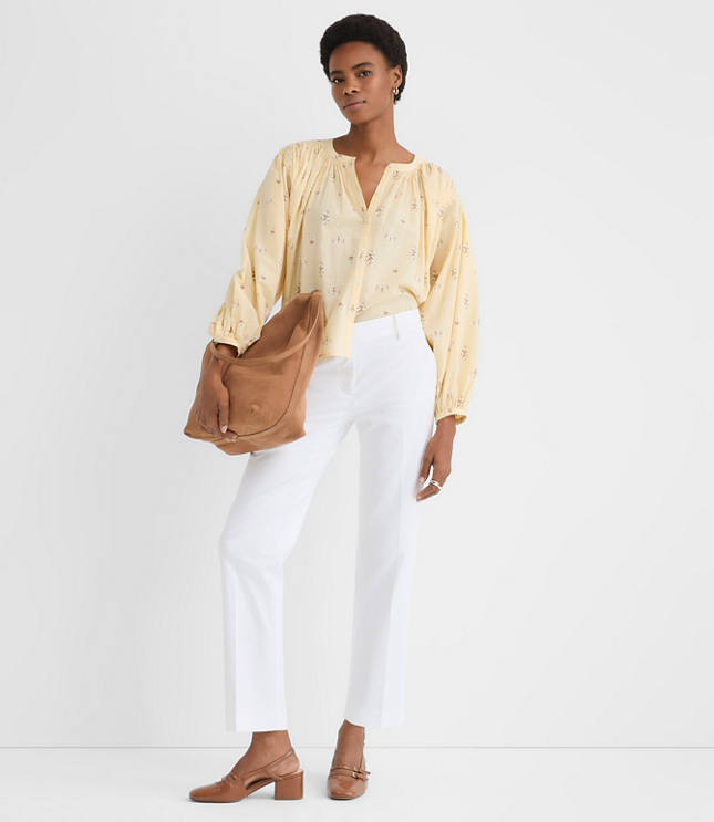 Tall Riviera Slim Pants in Doubleweave