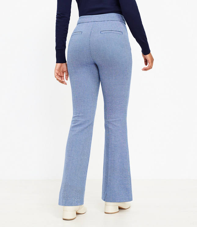 Blue hot sale flared pants