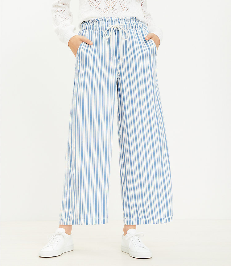 Tall Emory Wide Leg Pants in Stripe image number 0