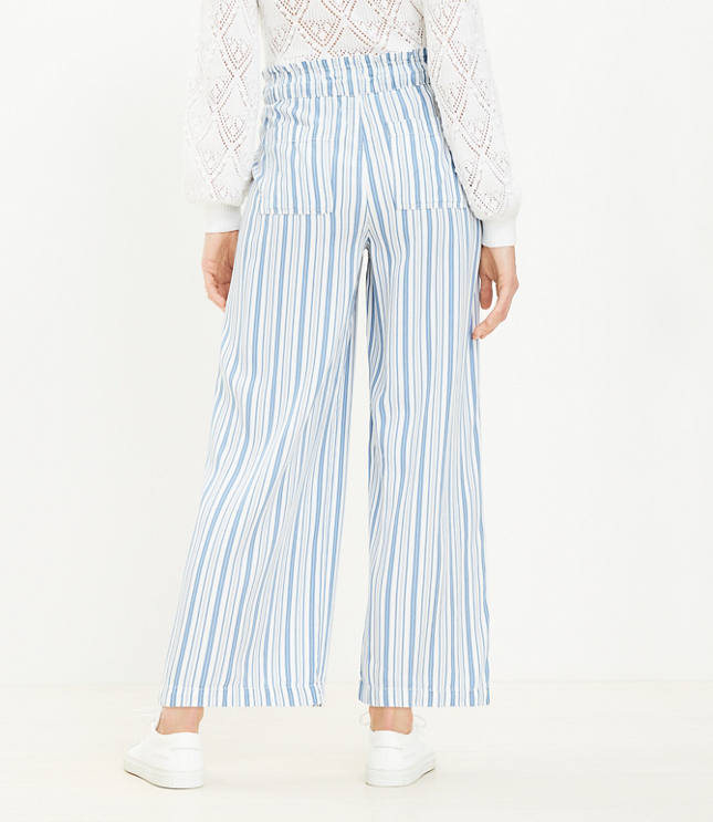 Tall Emory Wide Leg Pants in Stripe
