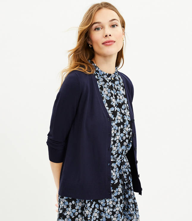 Women's cardigan 3 4 on sale sleeves