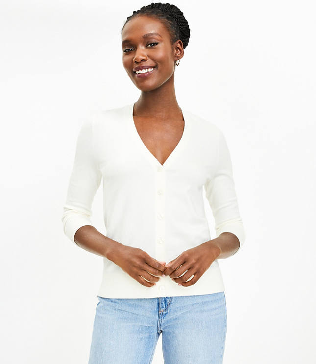 J crew v discount neck cardigan sweater