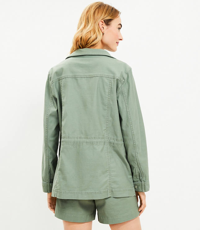 Drawstring Utility Jacket by Dex