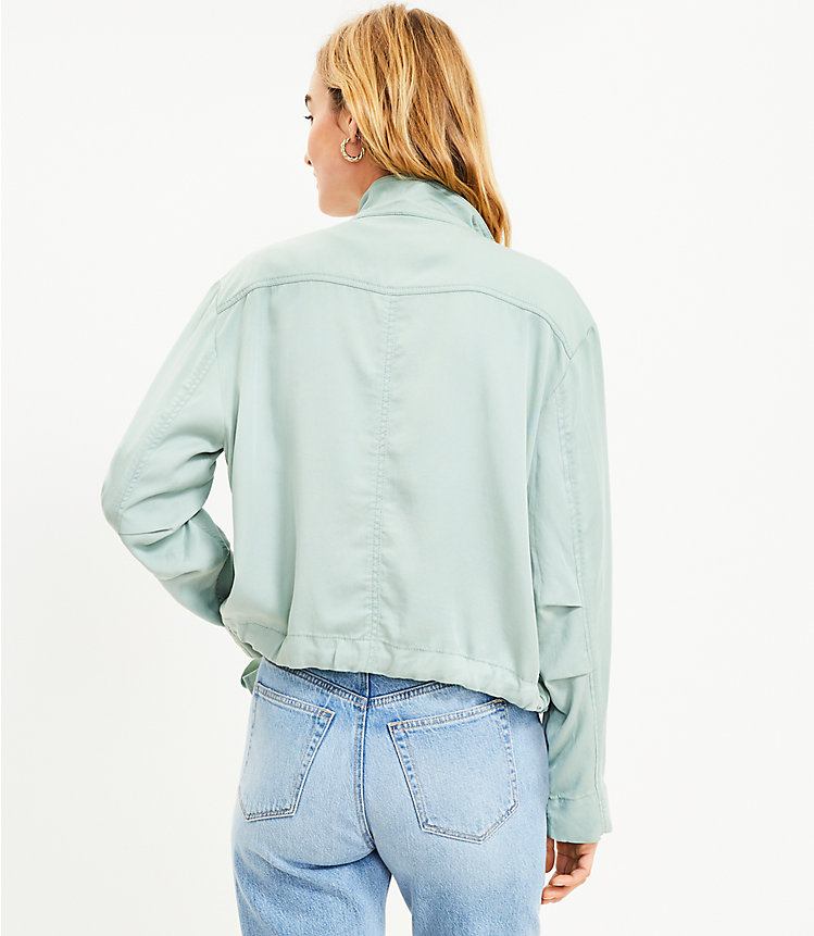 Cinched Twill Jacket image number 2