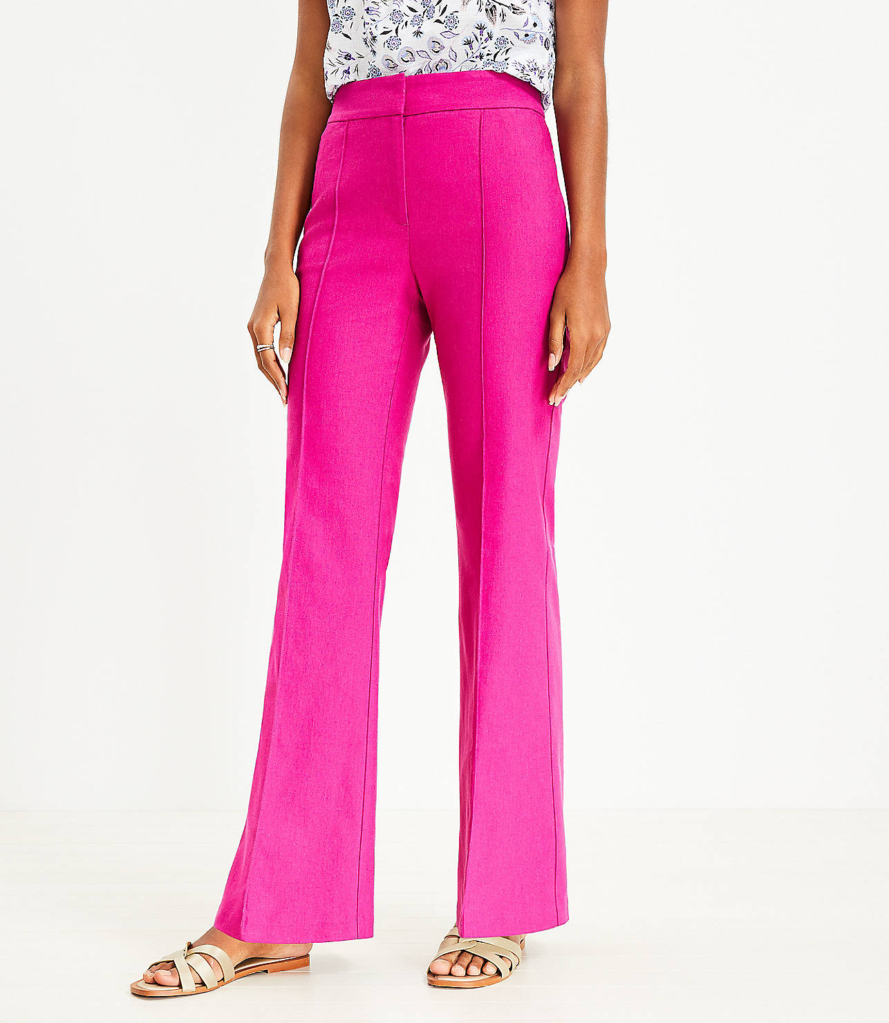 Flare Pants in Twill