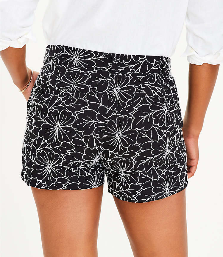 Floral Embroidered Riviera Shorts image number 2