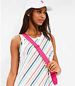 Lou & Grey Stripe Relaxed Softslub Jersey Tank Top carousel Product Image 2