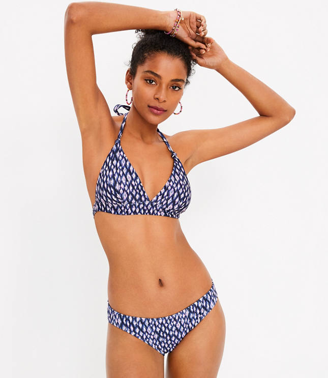 LOFT Beach Animal Print Classic Bikini Bottom