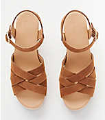 Strappy Leather Clog Sandals carousel Product Image 3