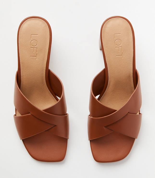 Criss Cross Mule Sandals