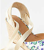 Floral Espadrille Wedges carousel Product Image 2