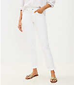 Girlfriend Jeans in White carousel Product Image 1