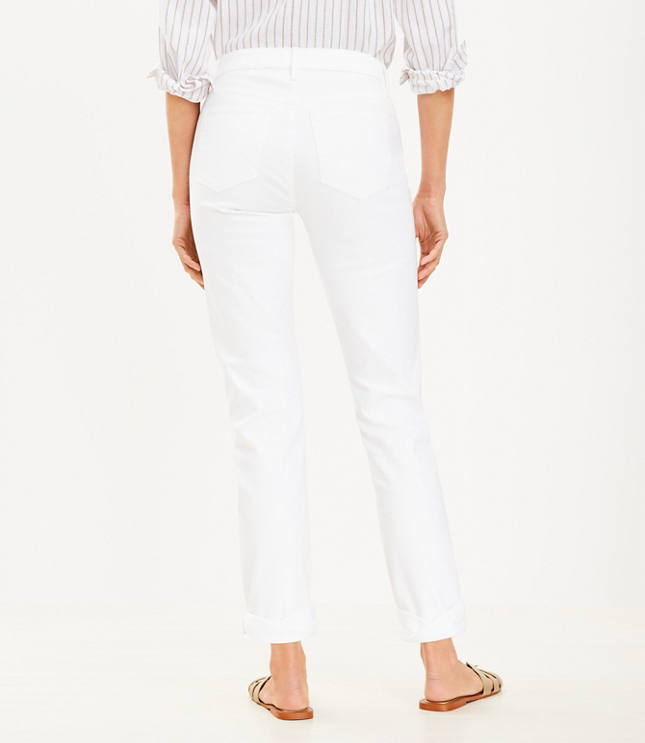 Girlfriend Jeans in White